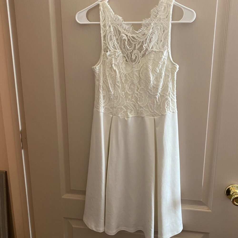 White Bridal shower dress